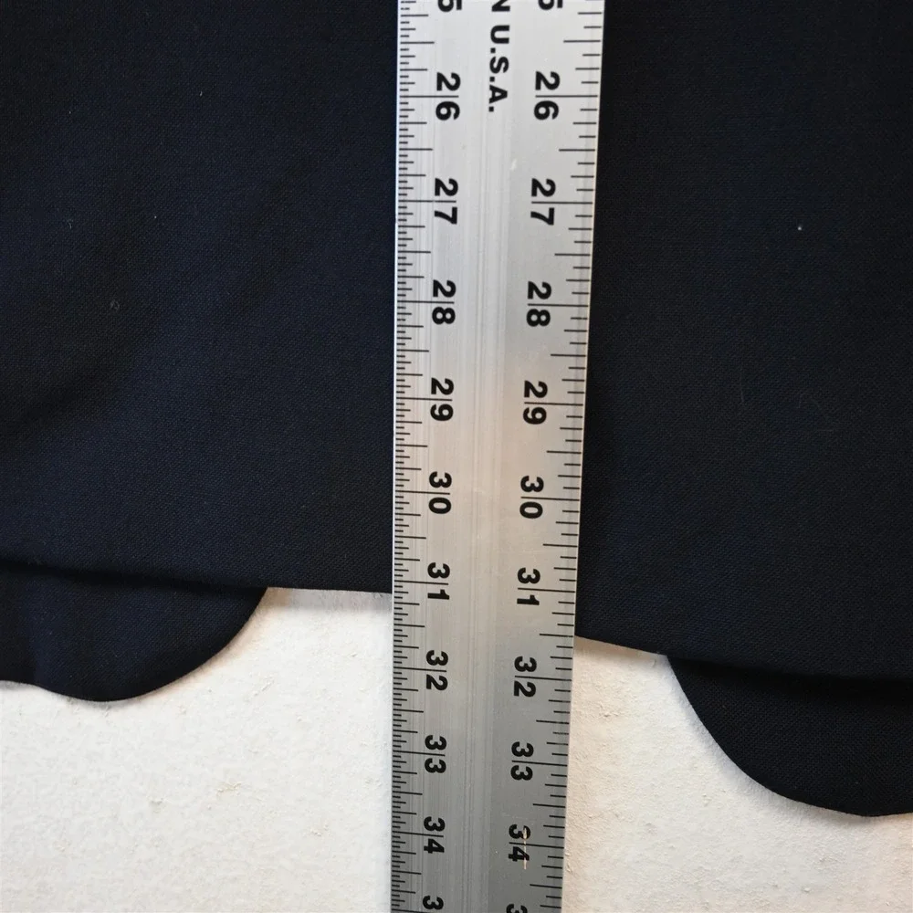 Vtg USA Made 46R Navy Blue Gold Button Mens Blazer Suit Jacket Sport‎ Coat